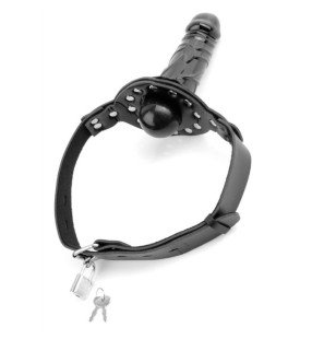Gode Fetish Fantasy avec bâillon boule 13 cm – photo 6