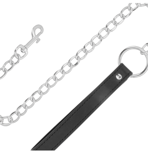 DARKNESS Comfortable Collar with Leather Chain for Adults – image 3