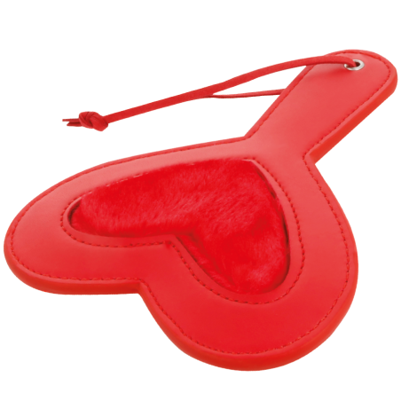 Rode BDSM-paddle van DARKNESS voor speels gebruik
