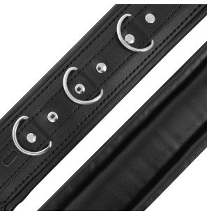 Padded BDSM Handcuffs, 20 cm – image 3