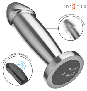 INTENSE vibrating aluminium anal plug with remote control – image 2