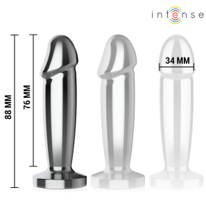 INTENSE vibrating aluminium anal plug with remote control – image 4