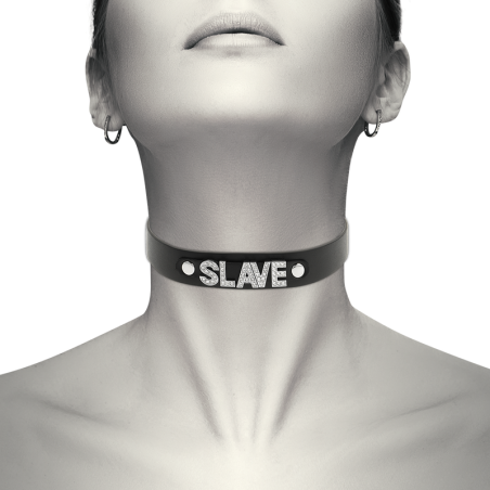 Choker in veganer Lederoptik für Erwachsene – Coquette Chic Desire