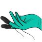 Electrastim Explorer electrostimulation finger thimbles – image 1 Electrastim Explorer electrostimulation finger thimbles – image 1