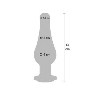 ToyJoy Diamante Bum Bijou grand plug anal en aluminium – photo 4