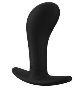FUN FACTORY BOOTIE M korek analny z silikonu, czarny – zdjęcie 1