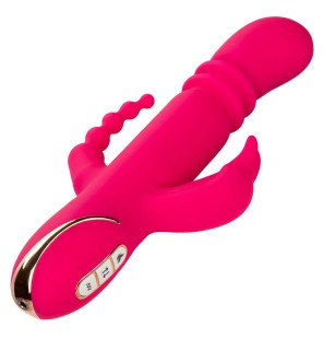 CALEXOTICS Jack Fantasy Triple heated rabbit vibrator pink – image 1