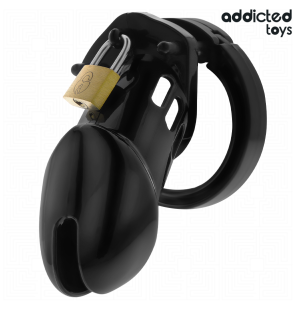 Addicted Toys Locked Obsidian Hold, klatka na penisa, rozmiar M, 35 mm – zdjęcie 2