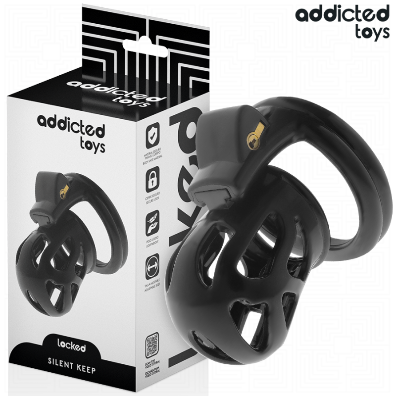 Cicha klatka na penisa 7,5 cm dla dorosłych od Addicted Toys Locked – zdjęcie 1