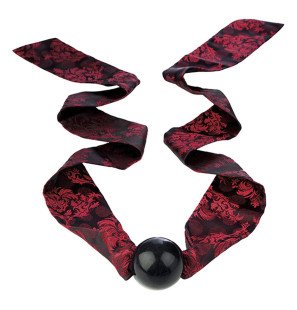 Calexotics Scandal Ballknebel mit schwarz-roter Schleife – Bild 1