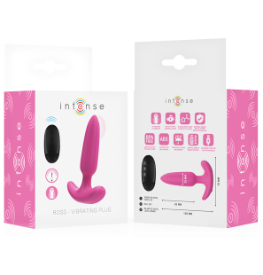 Intense Ross – korek analny z 10 trybami wibracji i pilotem – zdjęcie 7