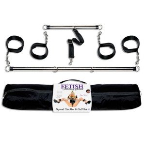 Fetish Fantasy rods and handcuffs set for adults 64 cm – image 1