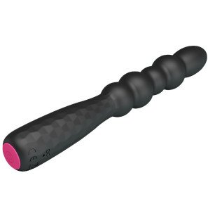 MR PLAY flexibele vibrerende anale plug met golvende textuur – foto 1