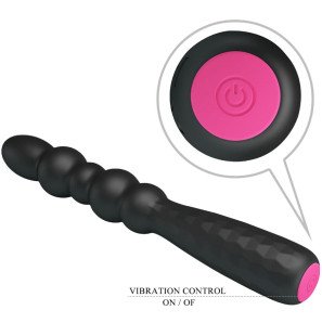 MR PLAY flexibele vibrerende anale plug met golvende textuur – foto 5