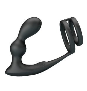 MR PLAY vibrating anal plug with penis ring and remote control – image 4