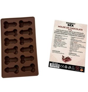 Chocolate Mould with 12 Silicone Penises for a Playful Party – image 2