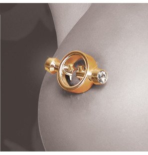 Gold nipple clamps by FETISH FANTASY GOLD – image 2