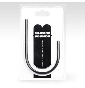 Siliconen urethral sound 6 mm van ALL BLACK – foto 2