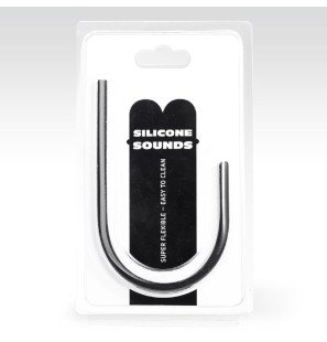All Black Silicone Urethral Sound 8 mm – image 2