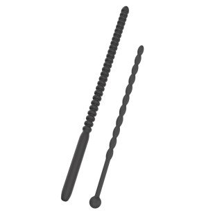 HIDDEN DESIRE Ribbed Urethral Dilators 2 Pieces – image 1