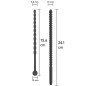 HIDDEN DESIRE Ribbed Urethral Dilators 2 Pieces – image 4