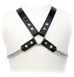 Leder-Kettenharness für Männer Leather Body II – Bild 1