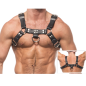 Leather Body Harness for Men with Chain Details – Leather Body – image 1