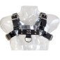 Leather Body Harness for Men with Chain Details – Leather Body – image 3