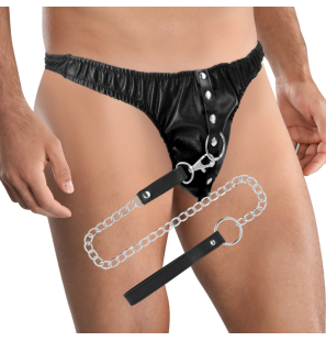 Accessoire BDSM Darkness Submission Strong avec chaîne métallique – photo 2