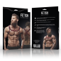 Harnais de torse en similicuir pour homme, noir et rouge – photo 2