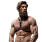 Eco-Leather Chest Harness for Men with Double Support and Studs – image 4