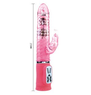 Baile roterende vibrator met clitorisstimulator en 10 functies 27 cm – foto 2
