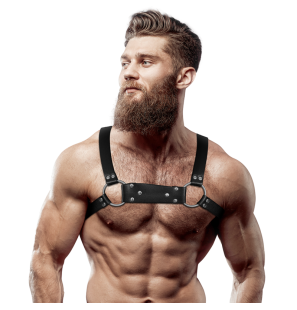 Bulldog Eco-Leather Chest Harness for Men M/L – image 1