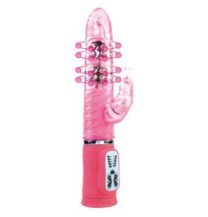 Baile rotating vibrator with clitoral stimulator and 10 functions, 27 cm – image 3