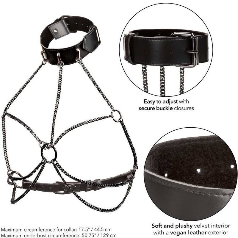 Calexotics Euphoria Plus Size Chain Harness 44,5 cm – image 1