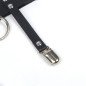 SUBBLIME Adjustable Leather Punk Garter in Black – One Size – image 5