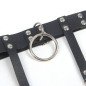 SUBBLIME Adjustable Leather Punk Garter in Black – One Size – image 7