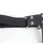 SUBBLIME Adjustable Leather Punk Garter in Black – One Size – image 8
