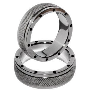 Anneau pénien en métal pour pénis et testicules 40 mm – photo 2