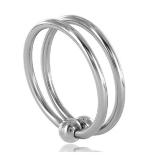 METAL HARD Anneau à double brillance 28 mm pour adultes – photo 1