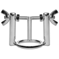Metal Hard metal urethral dilator with cock ring – image 1