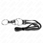 Metalen penisring met drie ringen en leerriem van 112 cm – foto 5 Metalen penisring met drie ringen en leerriem van 112 cm – foto 5