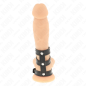 KINK anneau pénien en cuir à trois anneaux avec fermeture à pression – photo 2
