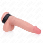 Leather penis ring with adjustable hook-and-loop fastening 20 x 2 cm – image 3