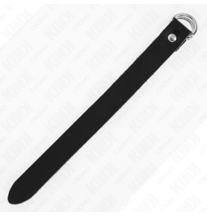 Leather penis ring with press-stud closure KINK 22 x 2 cm – image 4