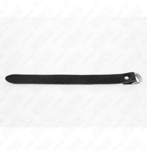 Leather penis ring with press-stud closure KINK 22 x 2 cm – image 5
