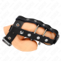 Adjustable chastity cage with padlock for adults – image 1