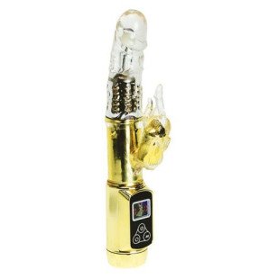 Baile Siberia Passion Gold roterende konijnvibrator met dubbele rotatie – foto 1