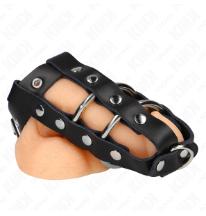 Adjustable chastity cage with padlock for adults – image 2