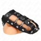 Adjustable chastity cage with padlock for adults – image 2